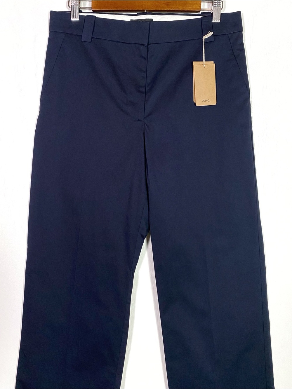 A.P.C. Katie Holmes June Trousers Navy - Picture 5 of 8